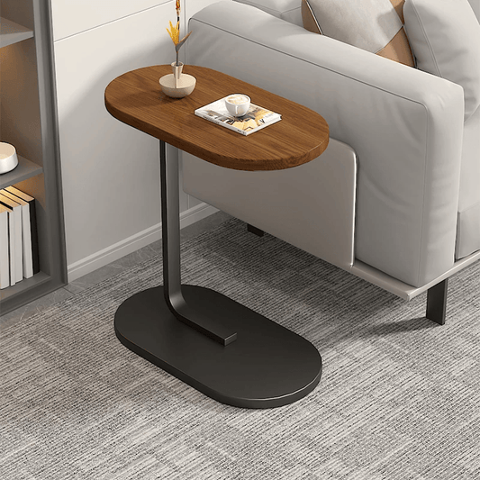 🛋️ Table Basse Nordique en Forme de C 🌿