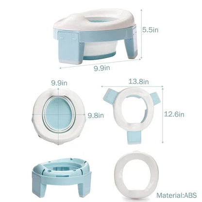 Siège de toilette d'apprentissage de la propreté de voyage 3 en 1