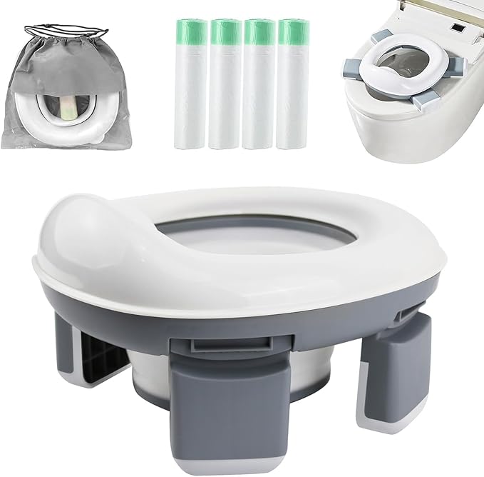 Siège de toilette d'apprentissage de la propreté de voyage 3 en 1