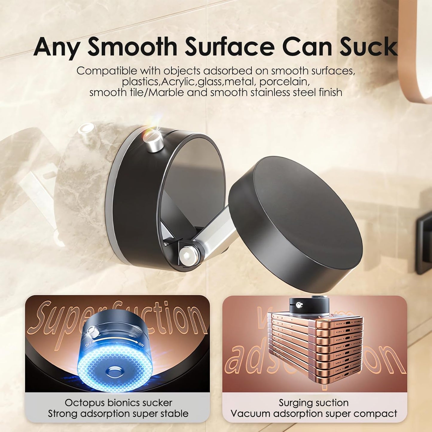 A2 Vacuum Suction Magnetic phone holder