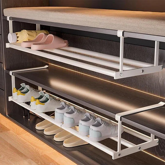 Armoire à chaussures extensible.