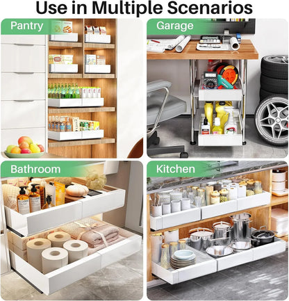 Organisateur d'armoire extensible et coulissant