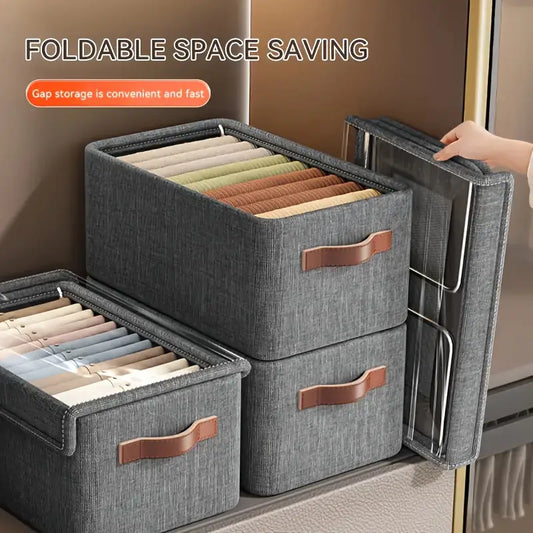 🌟Boîte de rangement en tissu empilable pour vêtements 🧺